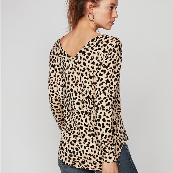 Express Leopard Top - Picture 2 of 4